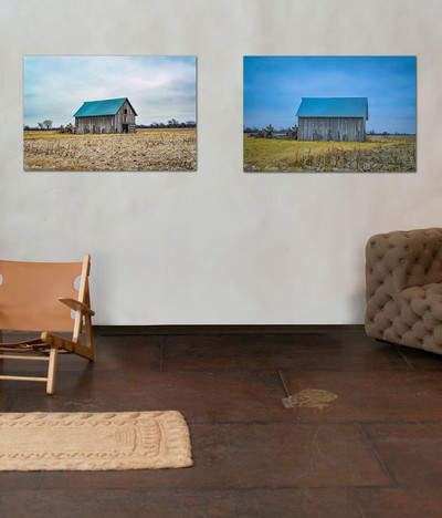 Empty Farmland Duo: II and III